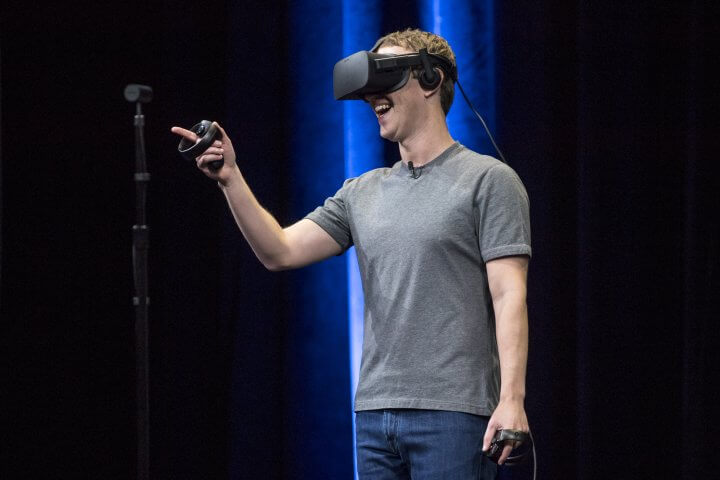 Mark Zuckerberg at Oculus’s developer conference 