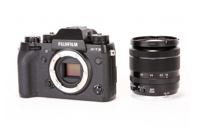 Fujifilm X-T2 with 24.3 MP resolution