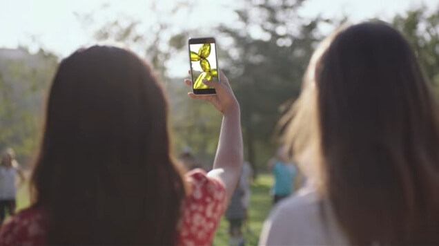 Snapchat augmented reality ART launch