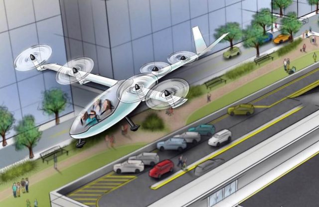 Flying Uber Taxi