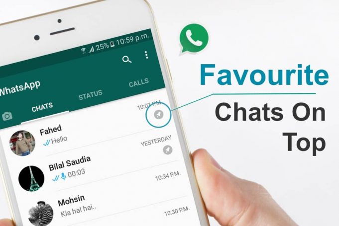 Latest WhatsApp feature to let user pin favorite chats on top Latest WhatsApp feature to let user pin favorite chats on top