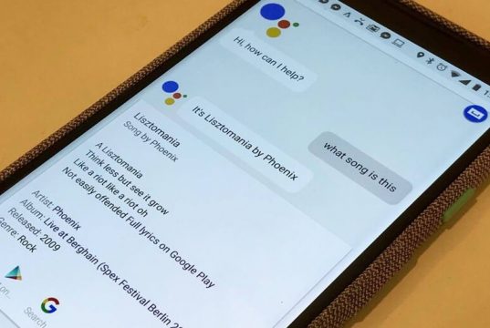 google assistant recognize songs