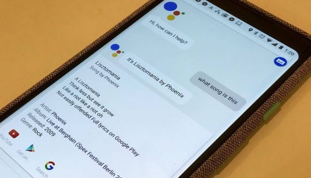 google assistant recognize songs