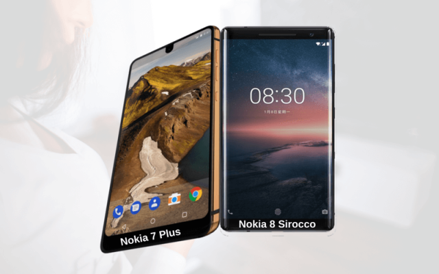 Nokia 7 Plus, Nokia 8 Sirocco