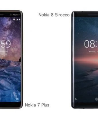 Nokia 7 Plus and Nokia 8 Sirocco