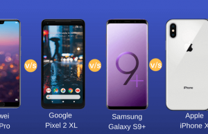 Huawei P20 Pro vs Google Pixel 2 XL vs Samsung Galaxy S9+ vs Apple iPhone X