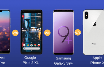 Huawei P20 Pro vs Google Pixel 2 XL vs Samsung Galaxy S9+ vs Apple iPhone X