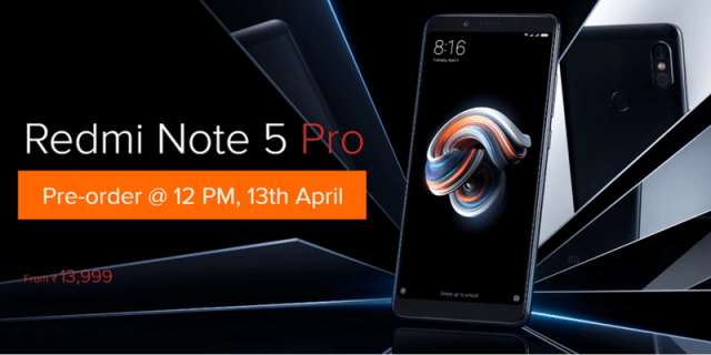 Xiaomi Announces the Pre-order of Redmi Note 5 Pro