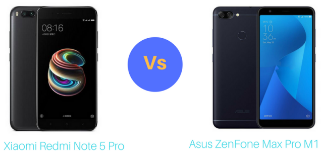 Asus ZenFone Max Pro M1 vs Xiaomi Redmi Note 5 Pro