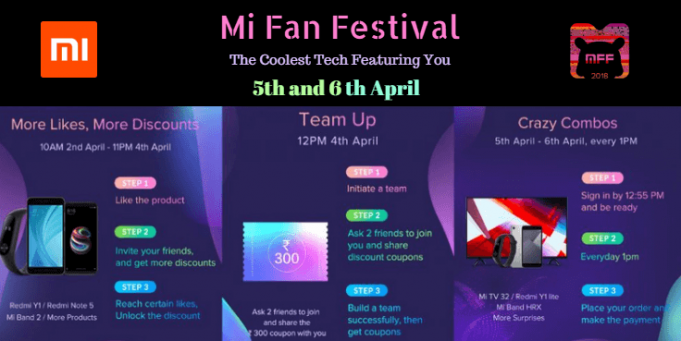Get discounts and amazing offers in Blink of an Eye on Mi MIX 2, and More in Xiaomi Live Mi Fan Festival 2018 mi fan festival 2018