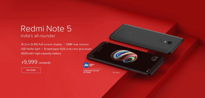 Redmi Note 5 Now on Open Sale via Flipkart and mi.com, Pro Flash Sale in Coming Week Redmi Note 5 Now on Open Sale via Flipkart and mi.com