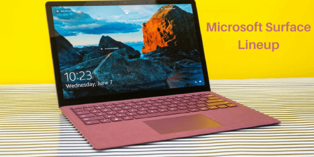 Microsoft Surface Lineup 2018