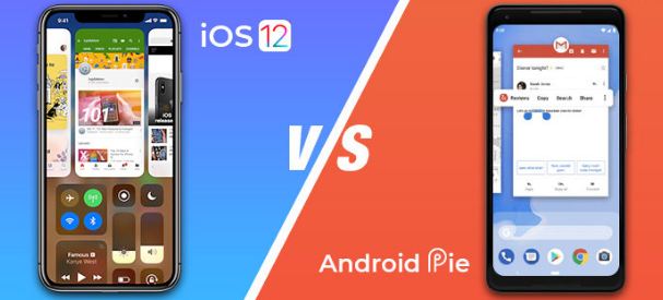 Android Pie vs iOS 12