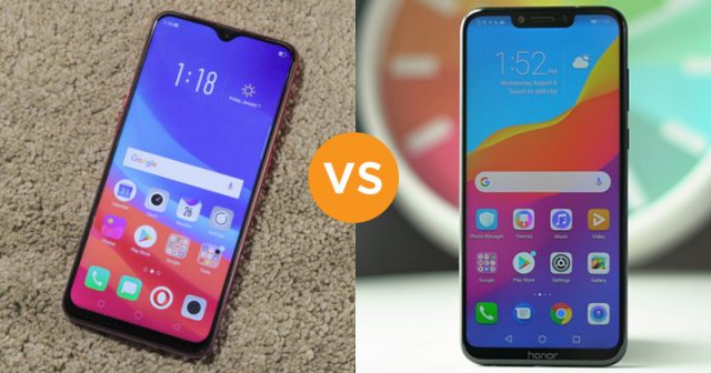 Honor Play vs Oppo F9 Pro