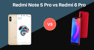 Redmi Note 5 Pro vs Redmi 6 Pro