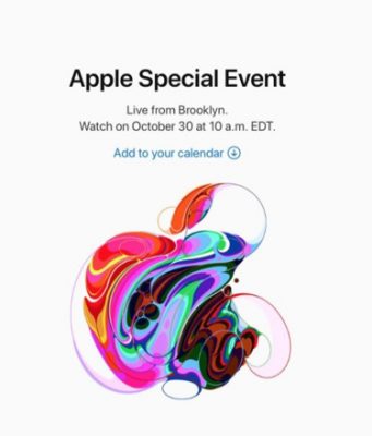 Apple’s Hardware Event Scheduled