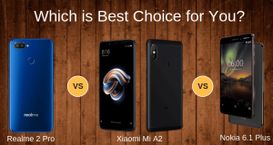 Realme 2 Pro vs Xiaomi Mi A2 vs Nokia 6.1 Plus