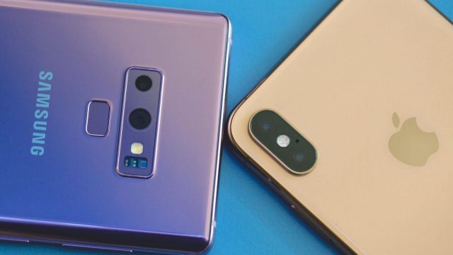 iPhone XS Max vs. Samsung Galaxy Note 9