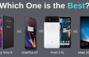 Pixel 3 XL vs. Galaxy Note 9 vs. OnePlus 6T vs. Huawei Mate 20 Pro