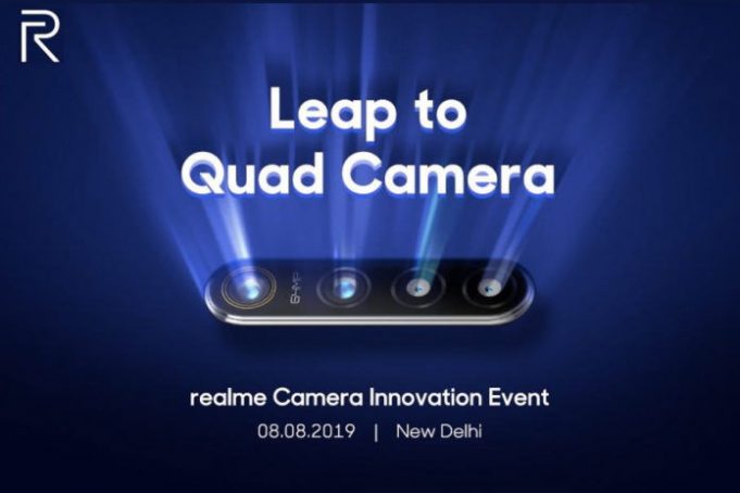 Realme to launch its 64-megapixel camera smartphone on August 08 Realme 64MP